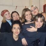 Louane Emera Instagram - LOVE ON TOUR ♥️ GIRL GANG @jadegasset_ @milarunser @lyana_kantsalieva @siwarcheiakh @sachiyamashita @mathildee444