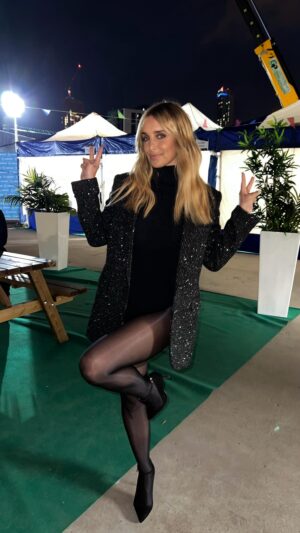 Louise Redknapp Instagram - So much fun last night at Birmingham Pride 🤍🌈 thanks for having me! Great to be back on stage with my girls… next stop Mighty Hoopla next Sunday xxx