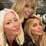 Louise Redknapp Instagram - Girls night 🤍 great catch up with these 2 beauts, thanks for a fun night @vanouten_denise and @thekatethornton xxx