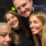 Louise Redknapp Instagram – Studio days with this lovely lot 🤍🎵🎧 @waynehectorh @jonshave @anyajonessongs xxx