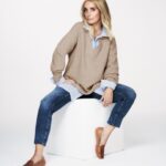 Louise Redknapp Instagram - Get layered up with these wardrobe essentials this Spring with my latest Peacocks edit 🤍 Outift: @peacocks_fashion *AD