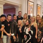 Louise Redknapp Instagram – Great night with this gorgeous bunch @thekatethornton @emmaleebunton @melaniecmusic @shishib supporting our friend @leighfrancis during his tour at the London Palladium at the weekend 🤍 xxx