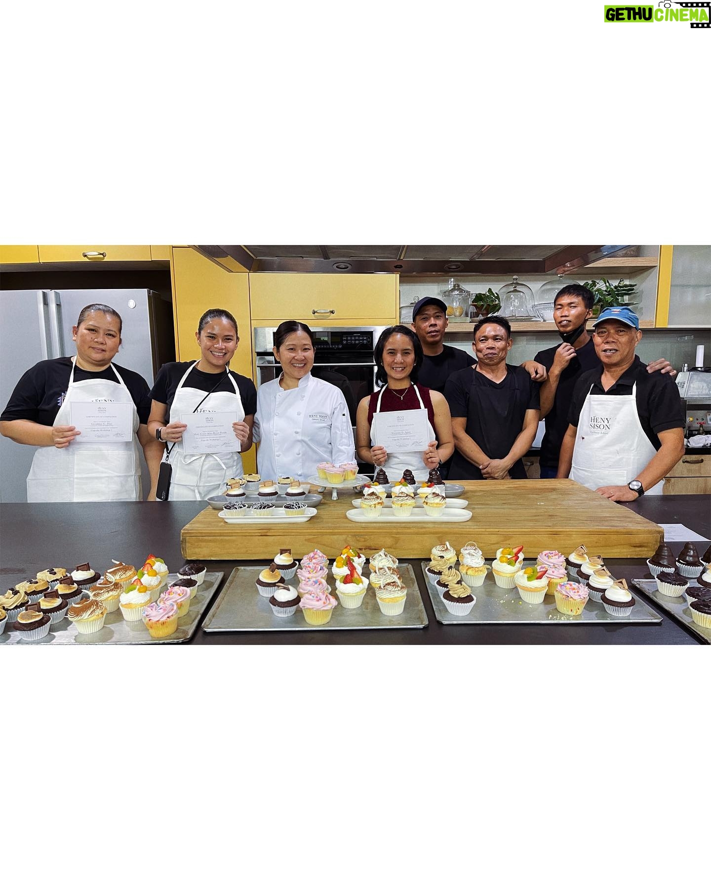 Louise delos Reyes Instagram - learned new recipes and techniques from the best people in the industry 🧁 @henysisonculinaryschool