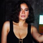 Louise delos Reyes Instagram - a night with @moschino 💋 make-up: me hair: @aztaurbansalon jewelry: @sukijewelry.ph