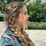 Lua Blanco Instagram - retratos do chá de fraldas mais feliz que rolou sábado onde comemoramos a gravidez dos meus amigos queridos @jgcorsi e @vinicons, e a vinda iminente de Letícia! 🥰🌼 gostaram das tranças que fiz pra ocasião? 💙
