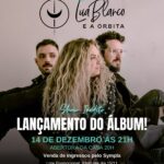 Lua Blanco Instagram - Amores, finalmente chegou o dia! Depois de dois anos sendo preparado, o álbum de @luablancoeaorbita está pronto e queremos convidar vocês pra celebrar seu lançamento num show inédito, cheio de nostalgia e músicos incríveis. Será uma noite linda de conclusão de ciclo onde veremos juntos nascer essa obra que foi criada com tanto carinho e parceiros maravilhosos. Ficaremos muito felizes com a sua presença! Ingressos no simpla (link na bio) e corra pra garantir o primeiro lote! Até lá! 💫 SERVIÇO Lua Blanco e a Órbita Quando: 14 de dezembro de 2023 (quinta-feira), 20h Onde: Experience Music ( Rua do Riachuelo, 20 - Lapa, Rio de Janeiro) Quanto:  - 1° lote: R$ 80 inteira / R$ 40 meia solidária (um kilo de alimento não perecível) - Até dia 15 de novembro! @andresigaud @hurdy_rique 📷 @brunobvstos flyer @fromgabe