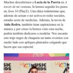 Lucía de la Puerta Instagram - Muy agradecida de poder vivir esta experiencia de @los40spain, muchisimas gracias tambien a @youplanet.es y la buena gente de la que me rodee ese dia💙