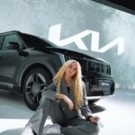 Lucie Donlan Instagram - The movement that constantly inspires me and many others.. Kia is constantly moving, changing and upgrading to a better future on the road. Now they are here introducing us to “The Icon.” 🌍 I was honoured to be invited to the event launch of the new EV9 The Icon, it was an amazing atmosphere in a room full of many Icons, the humble team from Kia, Rafael Nadal and of course the EV9. @kia.worldwide #Kia #MovementThatInspires #KiaEV9 #TheIcon #AD @kiauk