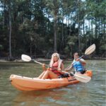 Lucie Donlan Instagram - Day 2 of the Alabama road trip and what can I say, it’s been the dreamiest day of kayaking, nature and sunsets. 🇺🇸🐬🌲 We drove from Mobile to Gulf Shores to kayak down the stunning Oyster Bay that connects to the ocean, so we were surprised by dolphins swimming beside the kayaks which was a moment to remember. 🐬 After the Kayaking trip, we then took a drive down to Orange Beach where we hung out on the long stretch of white sand beaches. I also enjoyed checking out the Flora-Bama Lounge with country music and drinks right on the beach. Then, we ended with this magical day watching the sun set across the beach. @visittheusa @alabamatravel #VisitTheUSA #SweetHomeAlabama AD