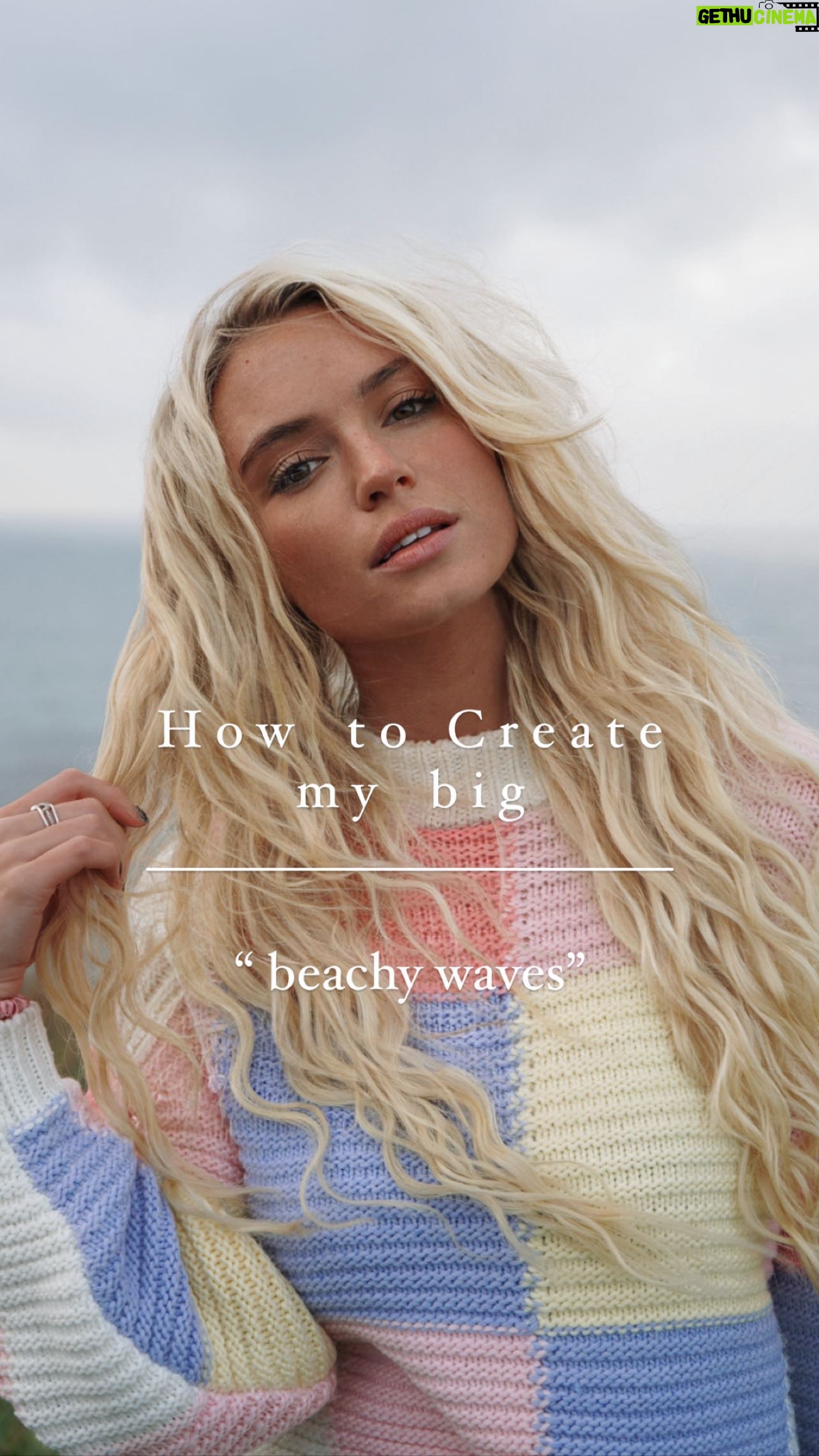 Lucie Donlan Instagram - It’s FINALLY HERE! 🌊 A tutorial you’ve all been asking for “how to achieve my big beachy waves” using my favourite @bondiboost products 🌊 I’ve been using BondiBoost on and off for years, and was so fortunate to get my hair done recently by the amazing @bencooke_lockonego at the BondiBoost event - where I got to have a sneak peek at some of their new launches 👀 My staple for getting my mermaid locks is the @bondiboost Wave Wand - super easy to use, and creates the perfect beachy wave every time! Products used in my tutorial from BondiBoost: * Mini Wave Wand (25mm) * Flex Shine Hairspray - launching soon 👀 * Root Boost Powder - also launching soon! * Heat Protect Spray Top tip - use their Sea Salt Spray (smells insane!) to add texture for the ultimate mermaid mode look 🧜🏻♀️ Use code Lucie20 for 20% off site wide. BondiBoost are cruelty free, free from parabens and sulphates, smell delicious and deliver RESULTS like no-one else. #bondiboost #boostyourroots ad