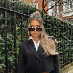 Lucinda Strafford Instagram – No rain, no flowers 🌧️🫶🏼🖤