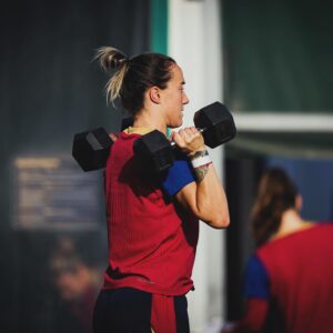 Lucy Bronze Instagram - Marchin’ on 🩵
