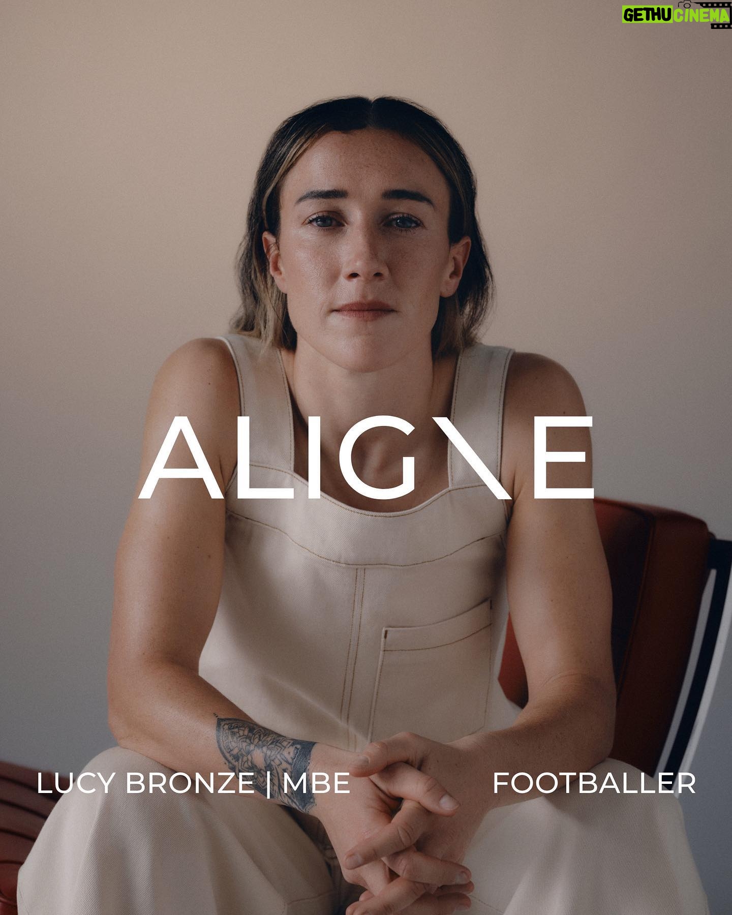 Lucy Bronze Instagram - ‘As I've got older, I’ve become more brave and realised there is a place for everybody – whether you're a footballer or an athlete – there's definitely a place for you in fashion if you’re brave enough to have your own style and feel comfortable with that.’ - @Lucybronze MBE, Footballer. Announced as the first ever brand ambassador for British fashion label @ALIGNE, Lucy Bronze isn’t shying away from breaking boundaries when it comes to her world, both on and off the pitch. At the link in bio, Women's Health UK spoke to Lucy about her new partnership and upcoming collection, as well as the importance of being a role model, her integral support network and finding her confidence in the world of fashion. Photographer: @ellie.hemsley #weareALIGNE