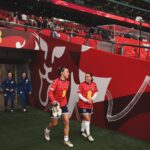 Lucy Bronze Instagram - Wembley 💫 points on the board, next up Ireland ✈️