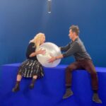 Lucy Davis Instagram – A little #behindthescenes from #villainsofvalleyview It was the episode where Eva and Vic had been shrunk to a thimble size and they were stuck and hungry and thought they’d spied a cheese ball. As you do. Thanks for the 🎥 @thetonyodell ♥️