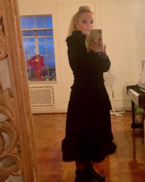 Lucy Davis Instagram - Been looking forward to colder nights so I can wear my new @dollskill coat. Love their stuff #dollskill #theydontkilldolls