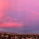 Lucy Davis Instagram - Pink rainbow yesterday 😍