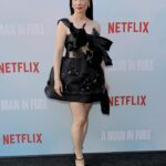 Lucy Liu Instagram - Premiere look A Man In Full. It takes a village - huge thanks to all❤️🤗: 💄: @erinayanianmonroe 💇🏻‍♀️: @lonavigi 👗: @nardosdesign 👠: @alevimilano 👛: @gedebe 💎: @chopard 🪡: @bkgritz Styling: @sarahslutsky 📸: @gettyentertainment @kevincwinter