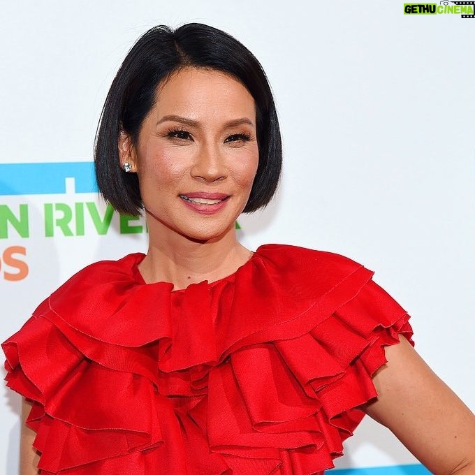 Lucy Liu - 63.1K Likes - Because this chic new cut by @_marcosantini1 is too good not to highlight w @kristoferbuckle magic make up!