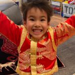 Lucy Liu Instagram – Welcoming in the Year of the Metal Ox with open arms and hearts! 💛 🎇 #happylunarnewyear