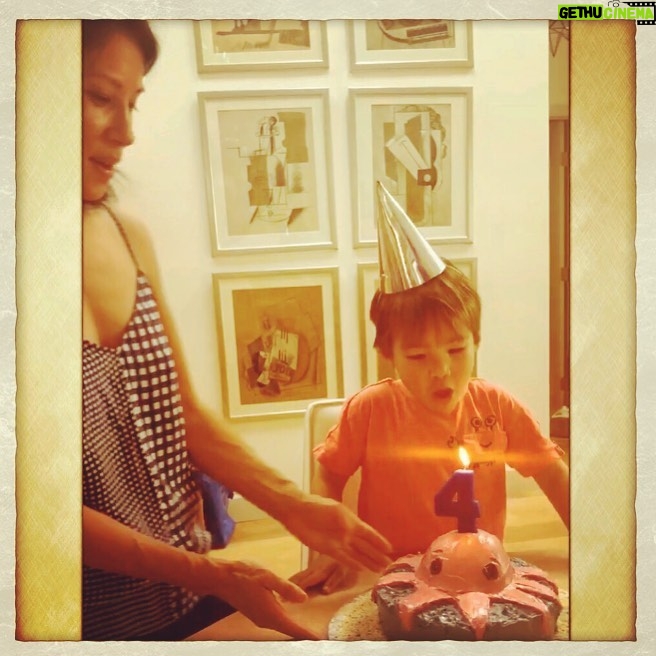 Lucy Liu - 62.1K Likes - Happy Birthday darling boy, light of my life.