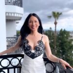 Lucy Liu Instagram - @shazammovie Fury of The Gods LA press junket Day 1 … let’s go! 💇🏻‍♀️: @_marcosantini1 👗: @31philliplim 👠: @sophiawebster 💎 : @kavantsharart Styled by: @sarahslutsky