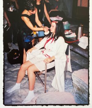 Lucy Liu Instagram - Because when one dies in a snow garden one must still look ones best BTS #killbill #fbf