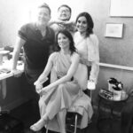 Lucy Liu Instagram - Thank you glam BTS @latelateshow @_leeharris_ @lonavigi @allanface ❤️ @james_marsden