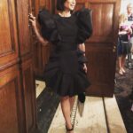 Lucy Liu Instagram - Congratulations @csiriano for a GORGEOUS show. So so so proud of you! Glam team kudos ❤️🙏 @kristoferbuckle @cashlawlesshair @_leeharris_
