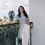 Lucy Liu Instagram - The goddesses finally got our chance to hang out in the Lair for the @shazammovie Fury of The Gods LA Press Day 3 ⚡️ 💇🏻‍♀️: @_marcosantini1 💄: @kristoferbuckle 👗: @lilysilk 👠: @stuartweitzman 💎: @beabongiasca 💎: @demarson 💎: @mejuri Styled by: @sarahslutsky
