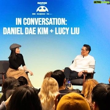 Lucy Liu Instagram - Thank you @danieldaekim for welcoming me to @sunrisecollective.us . My heart exploded with love being with you and everyone there. Sharing is such a wonderful way to celebrate together. Looking forward to more of more. 🥰 @3admedia @goldhouseco @taaforg