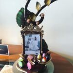 Lucy Liu Instagram – Personalized fully edible chocolate art in my hotel room  WOW!