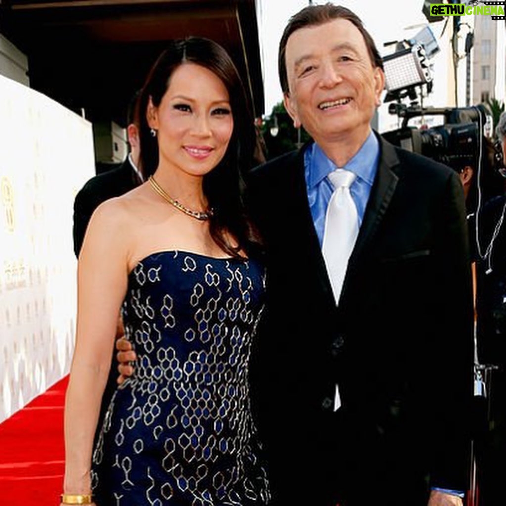 Lucy Liu Instagram - Long overdue, James Hong received his star in the Hollywood Walk of Fame at 93 years young! James, you are a man with unending passion, talent and energy- so well earned after 70 years in Hollywood! Welcome dear neighbor ⭐️ ❤️⭐️
