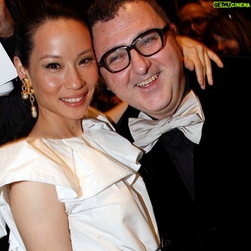 Lucy Liu Instagram - RIP dearest Alber - beautiful soul and artist. You always approached creativity and life with pure joy. I will never forget our time in Paris
