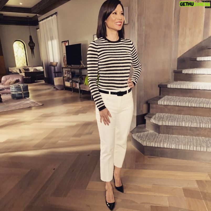 Lucy Liu - 64.2K Likes - Todayβs look - French classic @lagencefashion @schutz @bella_freud β€οΈ @_leeharris_