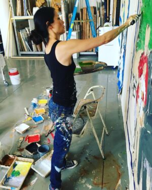 Lucy Liu Instagram - Visit my first US Museum Exhibition via a virtual tour @nvmuseumyountville ! You’ll feel like you’re there in person and you can click on the art and videos to see details and learn about my process and what inspires me to create. Please help the Museum reopen its galleries and most of all, enjoy!