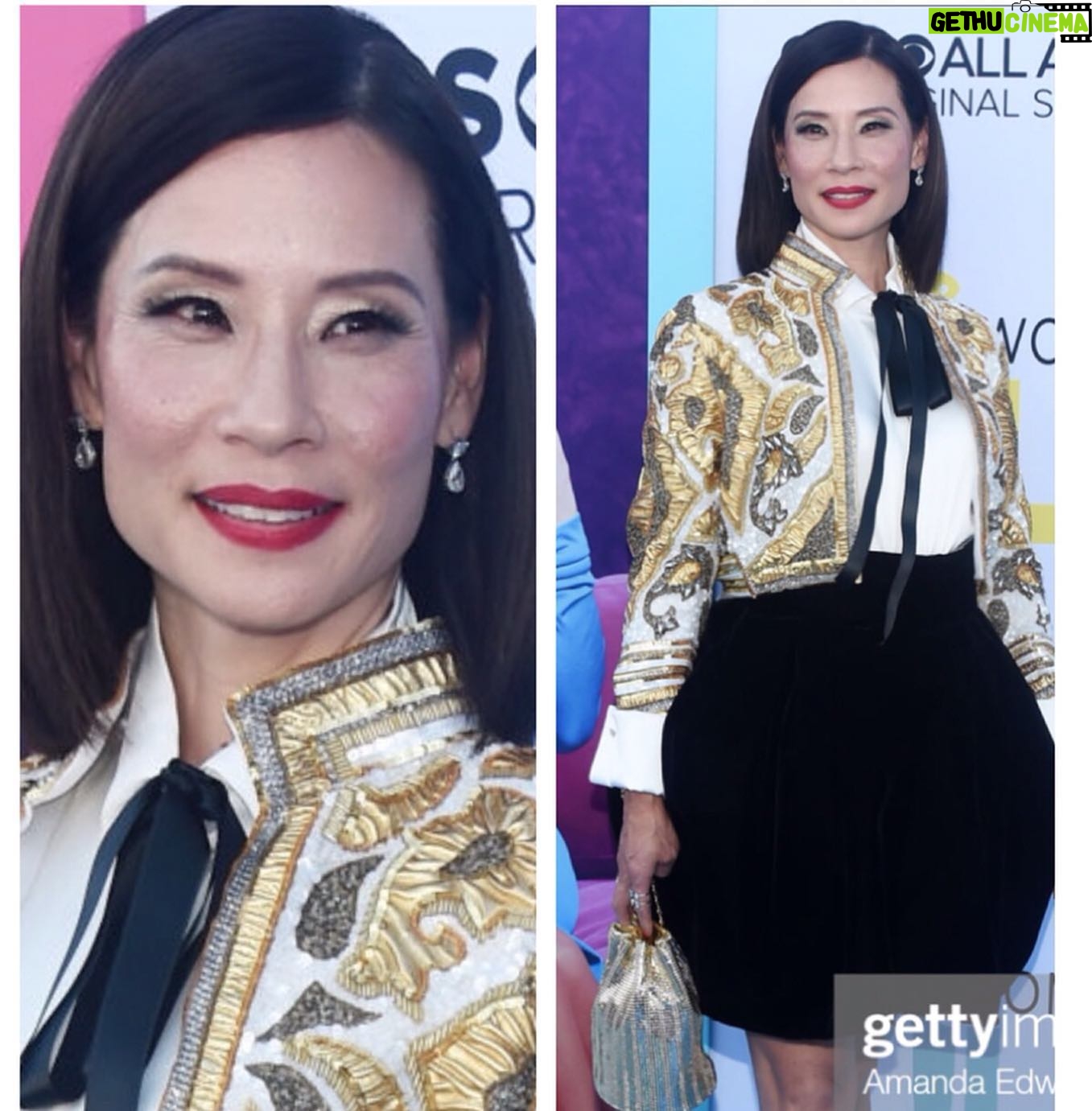 Lucy Liu Instagram - Red carpet glamour last night! Huge thanks to @alexandrevauthier @imtylerellis @aldo_shoes @diamondfoundry @_leeharris_ @justjenda @tobyfleischman #whywomenkill @cbsallaccess