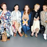 Lucy Liu Instagram – Always female & fashion forward in every way! Inspired and so proud of @toryburch Super elegant & chic!! #ToryBurchFW20 🌟🌸 Glamsquad gratitude – always slaying @rebeccarestrepo @_marcosantini1 @_leeharris_