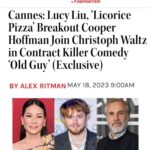 Lucy Liu Instagram – These two captured my heart. #christophwaltz #cooperhoffman
