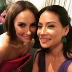 Lucy Liu Instagram – Not haggard moms @thetonyawards w stunning & talented @laurabenanti