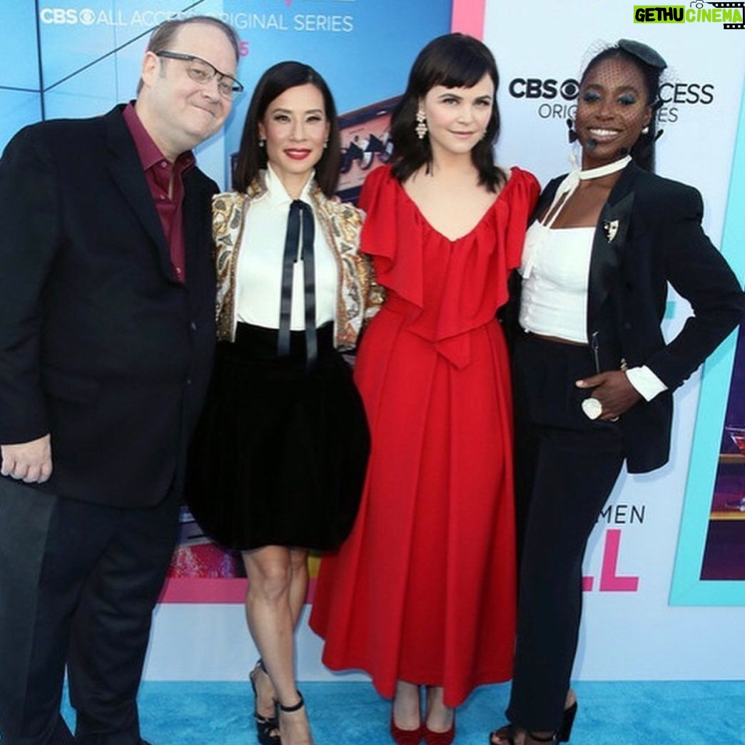Lucy Liu Instagram - Red carpet glamour last night! Huge thanks to @alexandrevauthier @imtylerellis @aldo_shoes @diamondfoundry @_leeharris_ @justjenda @tobyfleischman #whywomenkill @cbsallaccess