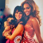 Lucy Liu Instagram - Ice cold with @cindycrawford @beyonce at @robertocavalli photoshoot #fbf