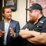 Luke Combs Instagram - Wild night last night for a great cause. Thanks for having us @mackjackmcconaughey! Penn State, see y’all tomorrow!!! 📸: @davidbergman / @zackmassey