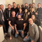 Luke Evans Instagram - Wonderful night last night with @theebillyporter visiting the show and taking a pic with me and my fabulous cast members and then a dressing room full of my gorgeous Lisbon neighbours! Felt the love last night ❤️