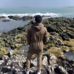 Luke Evans Instagram – Another beautiful day yesterday on the northern Irish coastline. Nature is magnificent. Happy Monday everyone
