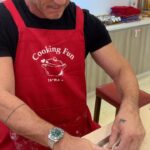 Luke Evans Instagram - Finally I learnt how to make Xiao Long Bao!! I was actually rather good at it, so the lady said. Rather chuffed!! 🥟 @cookingfuntaiwan thanks for teaching us the 150 year old way of making these delicious parcels of perfection!