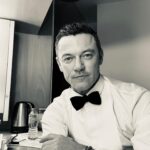 Luke Evans Instagram - Black and white, in black and white… #saturdayworkday