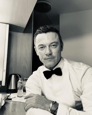 Luke Evans Instagram - Black and white, in black and white… #saturdayworkday