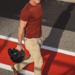 Luke Evans Instagram - Had the best trip testing the new #rangeroversport it’s incredible power, dynamic 6D suspension and the insane ‘in-seat’ SUBPAC speaker technology makes for an immensely enjoyable drive. Oh yeah! and it tears up a F1 race track like no other range Rover I’ve ever driven. Thanks for the experience @landrover we had the best time #gift #rangeroversport