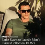 Luke Evans Instagram - BDXY is a line of foundational pieces inspired by the screen legends of Old Hollywood. @thereallukeevans spoke to WWD about how he and his partners Fran Tomas and fashion stylist Christopher Brown started the project, saying they started “deep diving on YouTube and Google for inspiration and we all kept migrating back to the ‘60s and ‘70s.” They scoured photos of celebrities such as Steve McQueen, Marlon Brando and Harrison Ford and were “enamored” by style that has never really gone out of fashion. “These pictures are so iconic, they would stand up to anything now on a billboard. And so that’s where our inspiration came from — Old Hollywood classic.” Tap the link in bio for all the details. Report: @jeanpalmieri